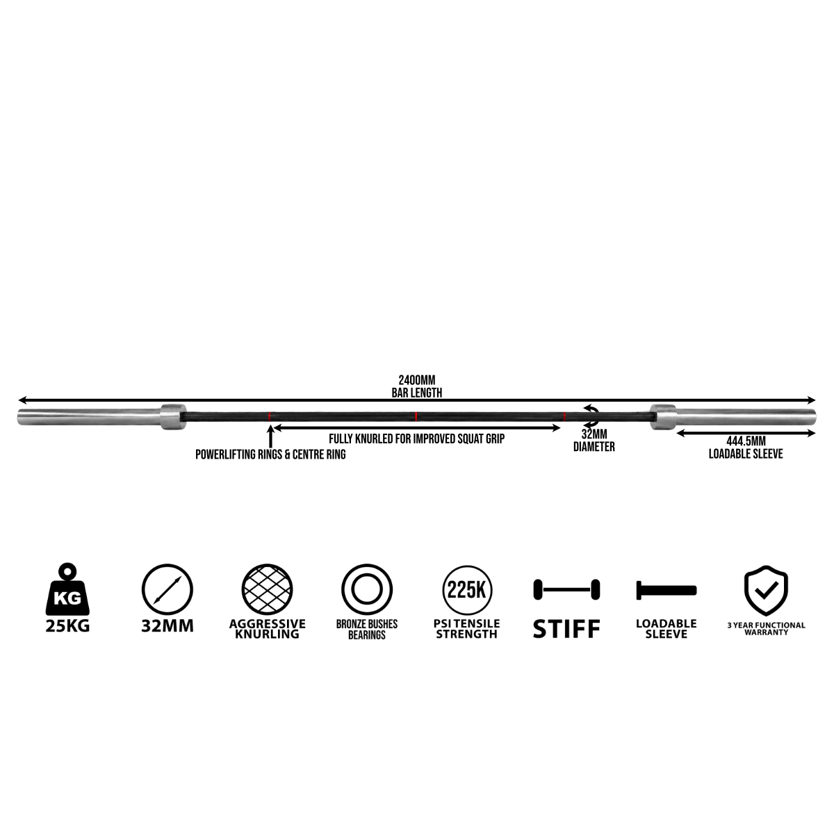 CERBERUS Squat Bar