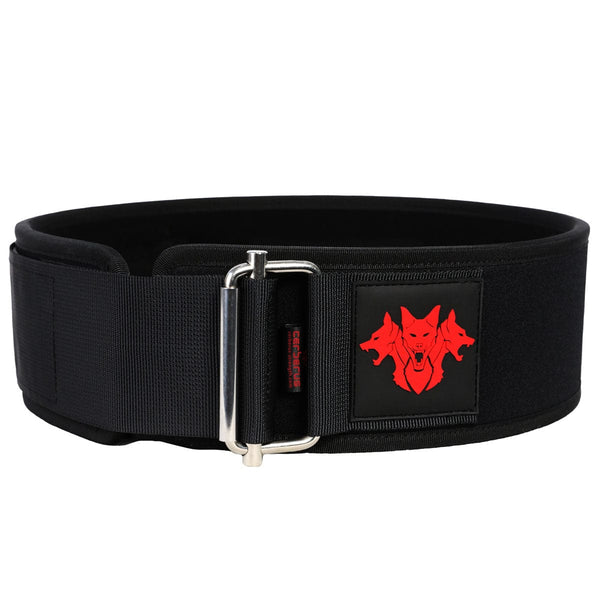 CERBERUS Strength Kreuzheben Gürtel Triple-ply - Schwarz Für Strongman Training