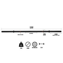 CERBERUS Strongman Axle Bar