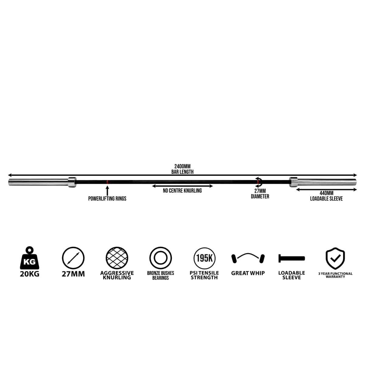 CERBERUS Deadlift Bar