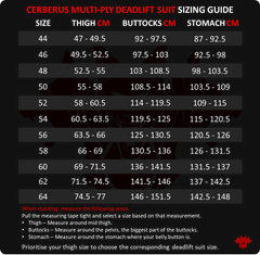 CERBERUS Multi-Ply Deadlift Suit V3 (NEW SIZING)