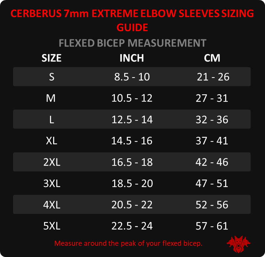 7mm EXTREME Elbow Sleeves V2