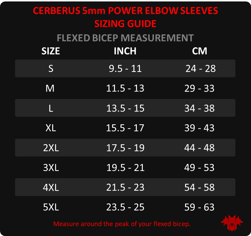 5mm POWER Elbow Sleeves