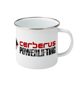 Powerlifting Enamel Mug