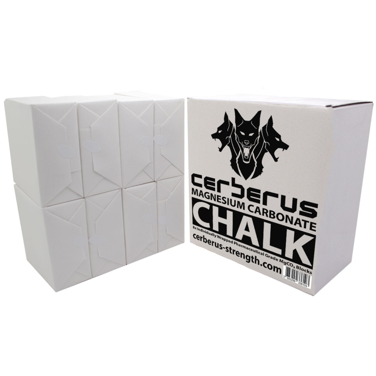 Magnesium Gym Chalk Blocks - Eight 2 oz. Blocks (1 lb.) | Apollo Athletics  (G-CHK)